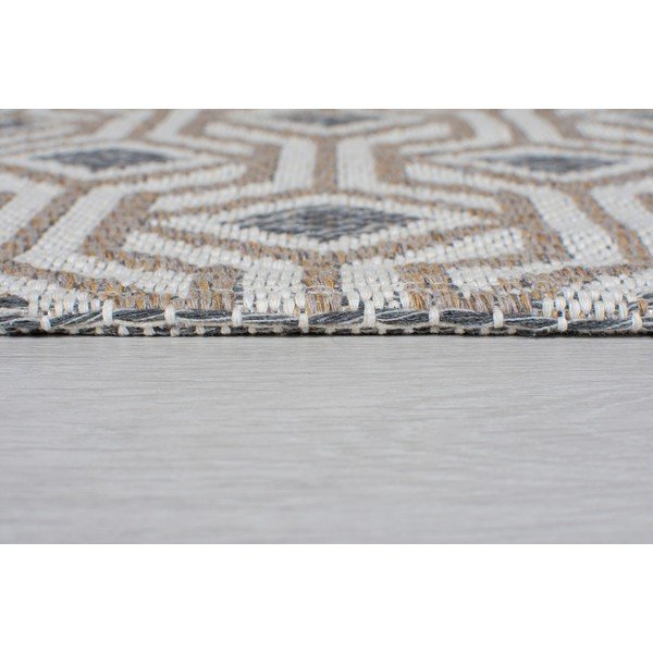 Бежово-сив памучен килим , 114 x 170 cm Bombax - Flair Rugs-image-3