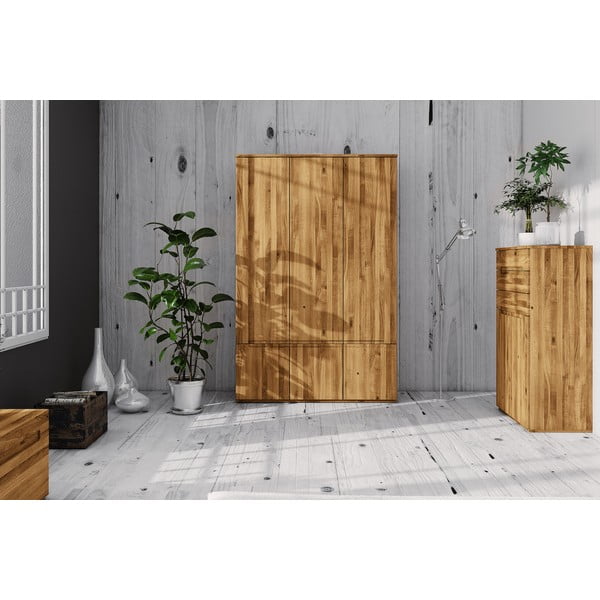 Дъбов гардероб 135x206 cm Vento 3 - The Beds-image-4