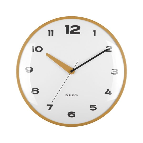 Стенен часовник ø 40 cm Brisk Dome – Karlsson
