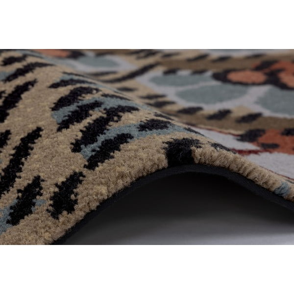 Кафяв вълнен килим 200x300 cm Paisley – Agnella-image-2