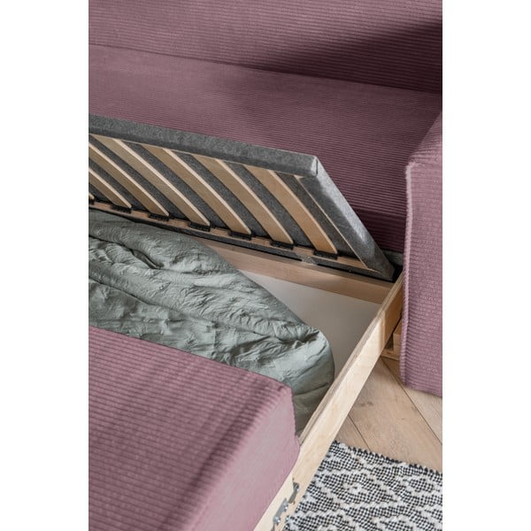 Розов разтегателен диван 168 cm Lucky Lucy - Miuform-image-4