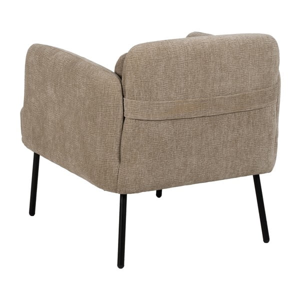 Бежово шенилово кресло Bind – Ixia-image-4