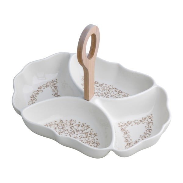 Чиния за сервиране с бамбук детайл Riccioli di Fata - Brandani