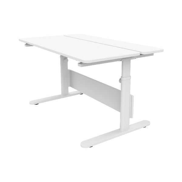 Бяло бюро с регулируема височина Evo Split - Flexa