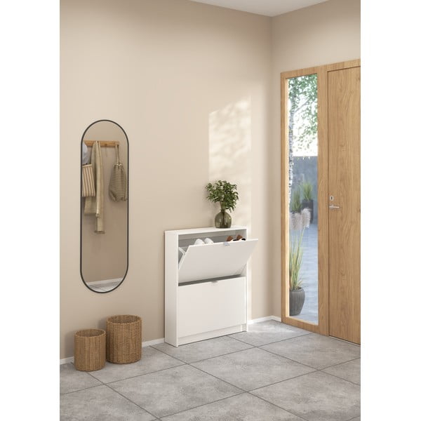 Бяла накланяща се стойка за обувки Shoes – Tvilum-image-4