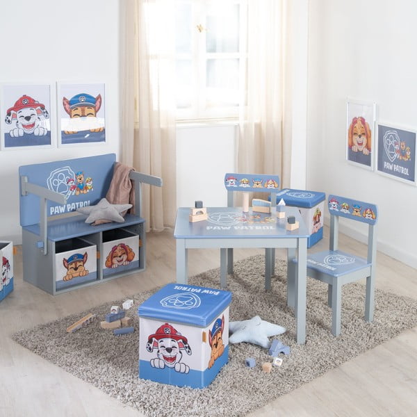 Текстилни детски органайзери за играчки в комплект 2 бр. 27x27x27 cm Paw Patrol – Roba-image-2