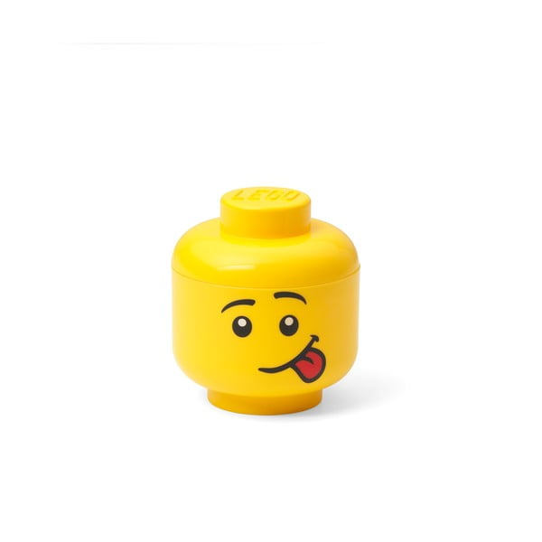 Жълта кутия за съхранение Silly, ø 10,6 cm - LEGO®
