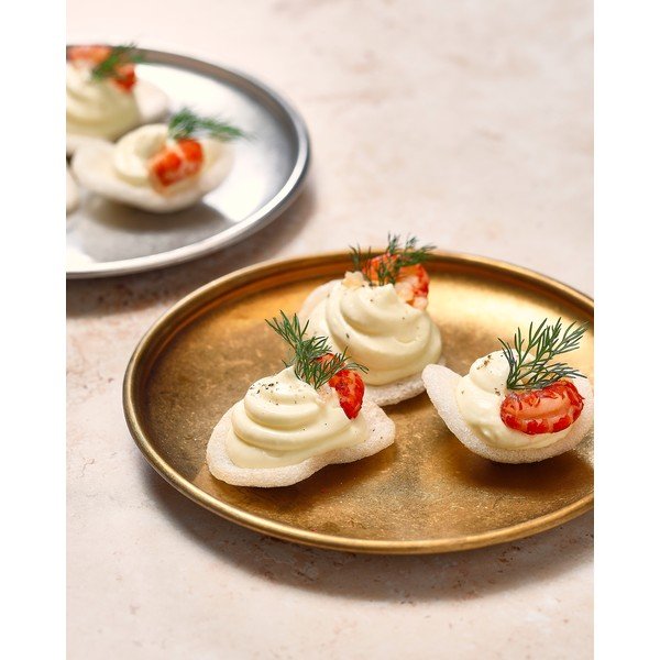 Десертна z terazza чиния  в златист цвят ø 17 cm Serve – BonBistro-image-1