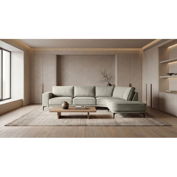 Светлосив ъглов диван (десен ъгъл) Copenhagen – Scandic-image-1