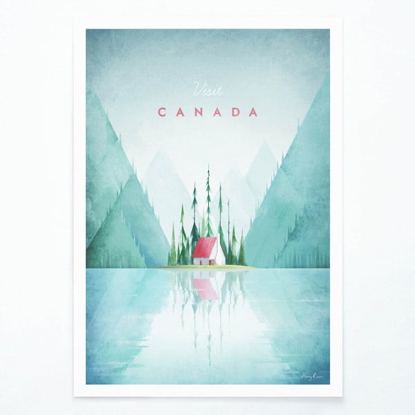 Плакат , 30 x 40 cm Canada - Travelposter