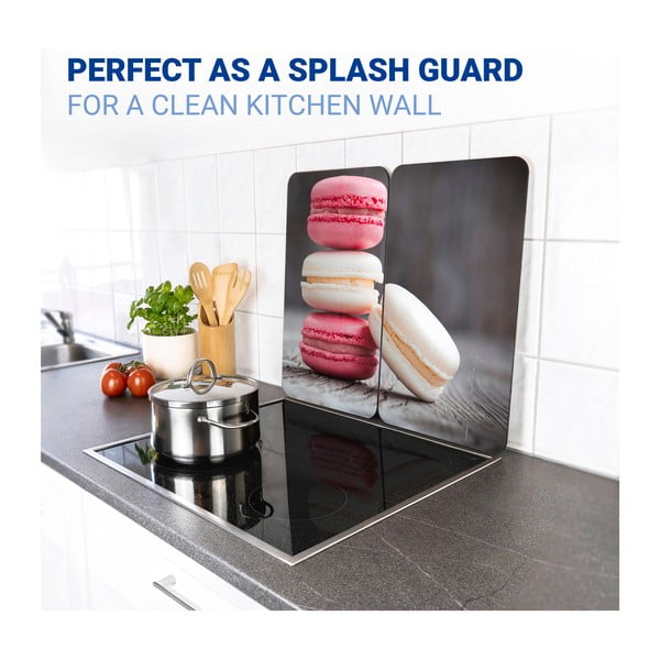 Комплект от 2 стъклени капака за печка , 52 x 30 cm Macarons - Wenko-image-4