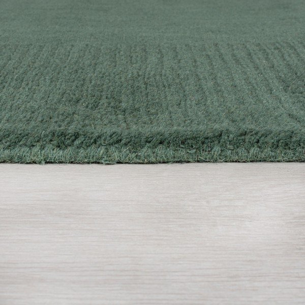 Тъмнозелен вълнен килим , 120 x 170 cm Siena - Flair Rugs-image-2