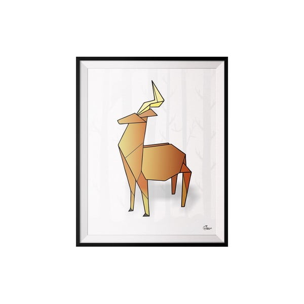 Plakát Deer, 30x40 cm