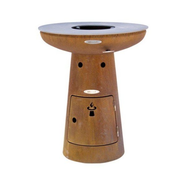 Кафява външна скара на дърва , ø 62 cm Nero S - Remundi-image-2