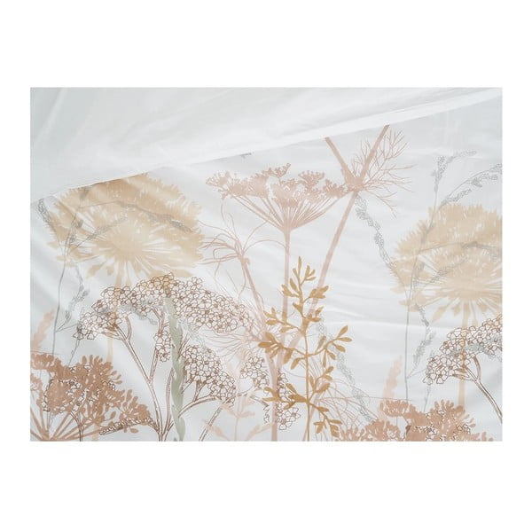 Бяло-теракотено единично  крепирано спално бельо 140x200 cm Caraway – B.E.S.-image-1