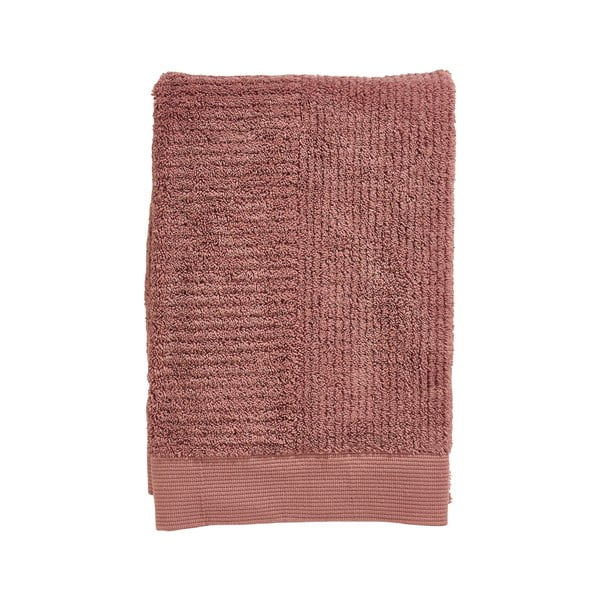 Червена памучна хавлиена кърпа от тери 70x140 cm Classic – Zone