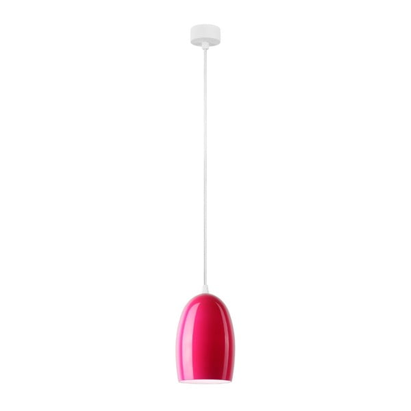 Розова лампа за таван с бял кабел Ume - Sotto Luce