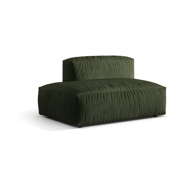 Зелен кадифен модул за диван (ляв ъгъл) Martina – Micadoni -image-1