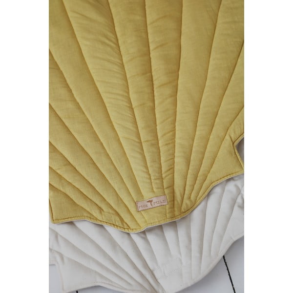 Жълто бебешко одеяло за игра Honey - Moi Mili-image-4