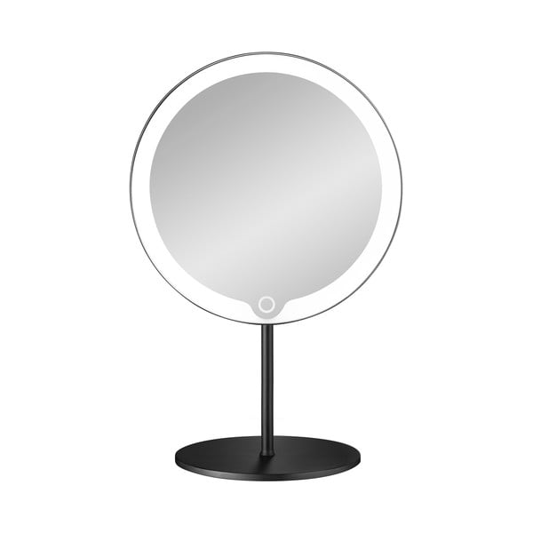 Черно козметично огледало с LED подсветка Modo - Blomus