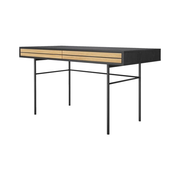 Писалище на черни райета, 130 x 60 cm - Woodman-image-2