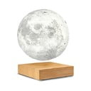 Левитираща настолна лампа във формата на луна Бял ясен Moon - Gingko