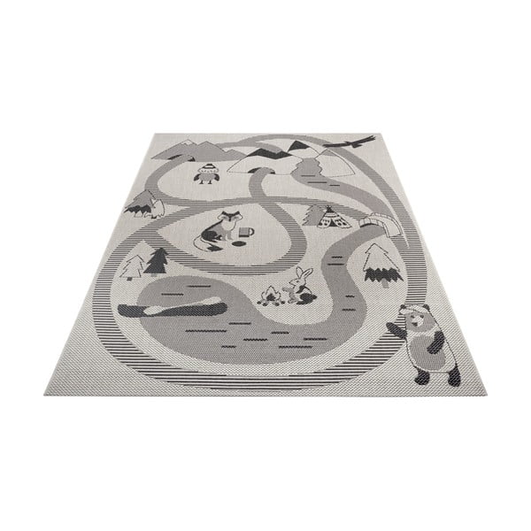 Кремав бебешки килим Животни, 160 x 230 cm - Ragami-image-2