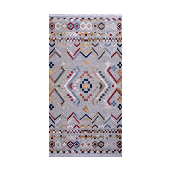 Сив килим със смес от памук , 80 x 150 cm Milas - Vitaus