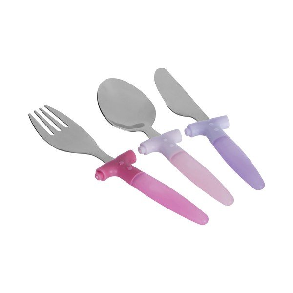 3dílná sada dětského příboru z nerezové oceli Premier Housewares Rainbow-image-2
