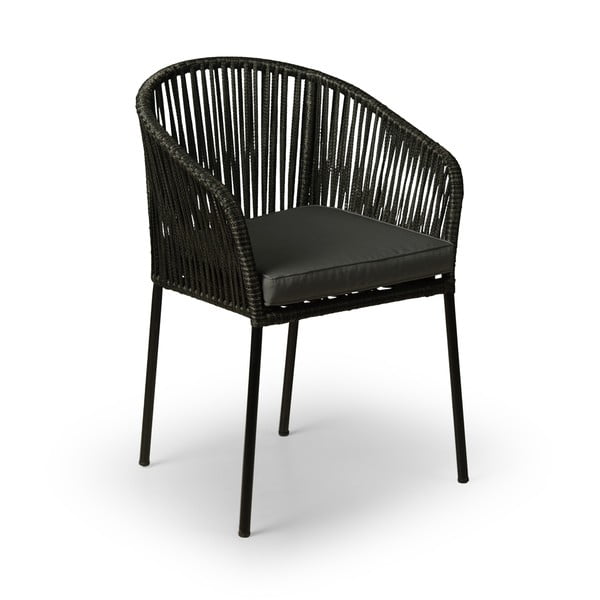 Комплект от 2 черни градински стола Trapani - Bonami Selection