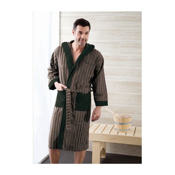 Pánský župan Dressing Brown XL-image-1