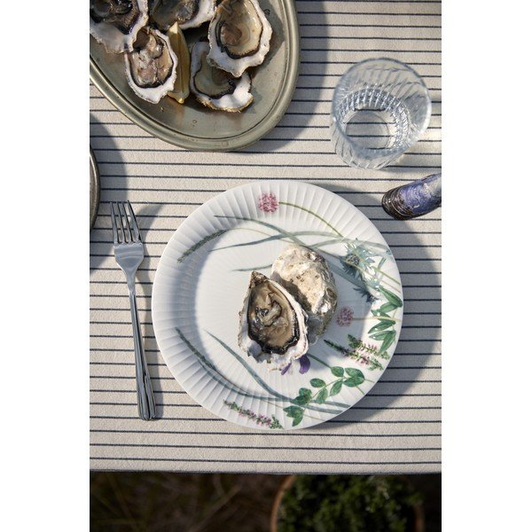 Бяла десертна порцеланова чиния ø 22 cm Hammershøi Summer – Kähler Design-image-1