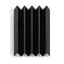 Черна метална стенна закачалка 21 cm Sensu – Spinder Design