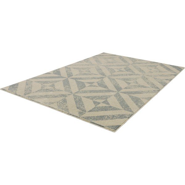 Бежов вълнен килим 133x180 cm Tile - Agnella-image-4