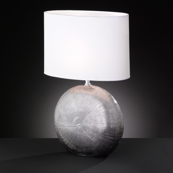 Бяла настолна лампа Foro, височина 53 cm - Fischer & Honsel-image-1