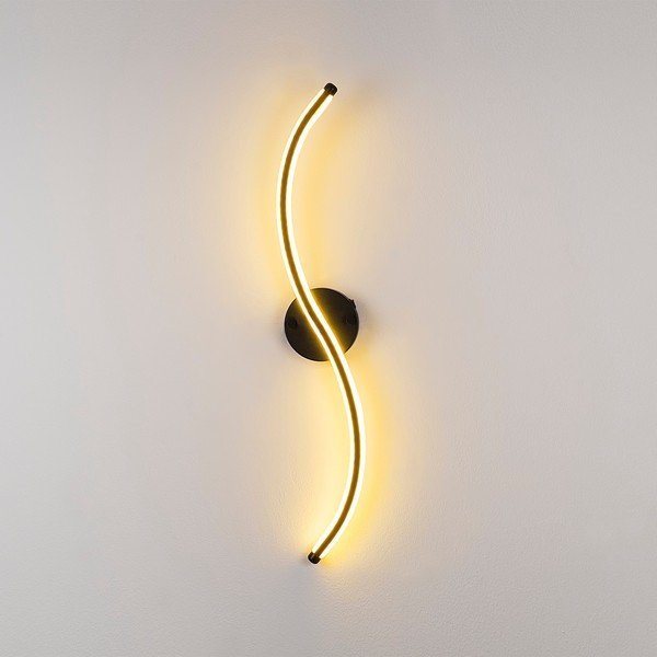 Черна LED стенна лампа Yilan – Opviq lights-image-2
