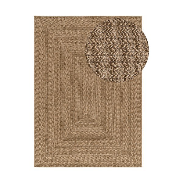 Килим за открито и закрито в естествен цвят 200x290 cm Acra – Universal
