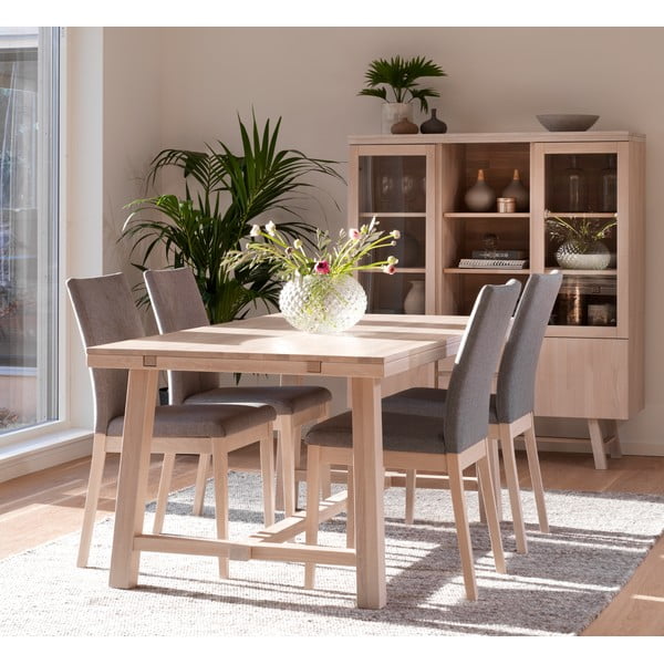 Матова лакирана дъбова маса за хранене , 170 x 95 cm Brooklyn - Rowico-image-1