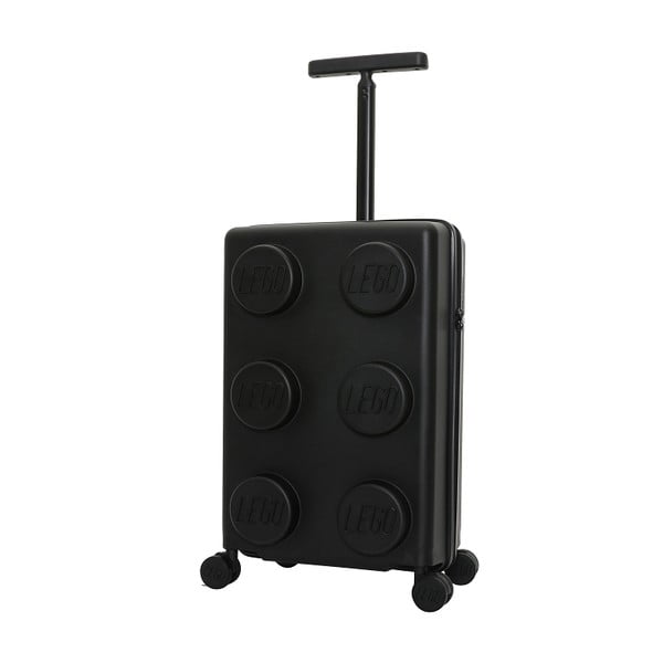 Черен детски куфар за пътуване Signature - LEGO®