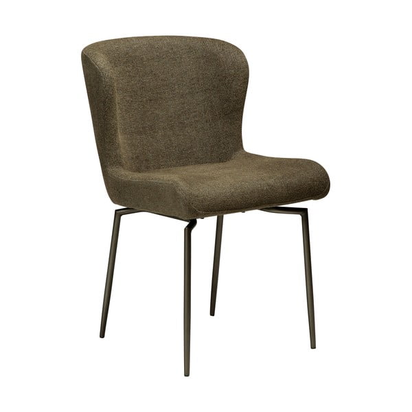 Тапициран трапезен стол в цвят каки Glam – DAN-FORM Denmark