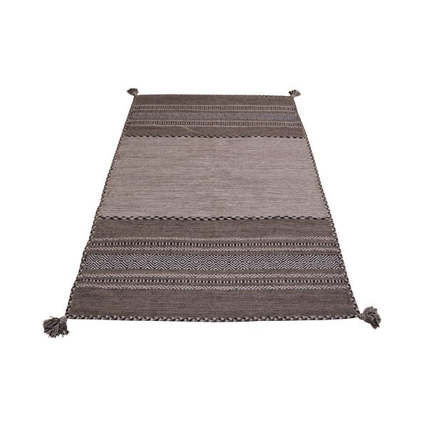 Сив и бежов памучен килим , 160 x 230 cm Antique Kilim - Webtappeti