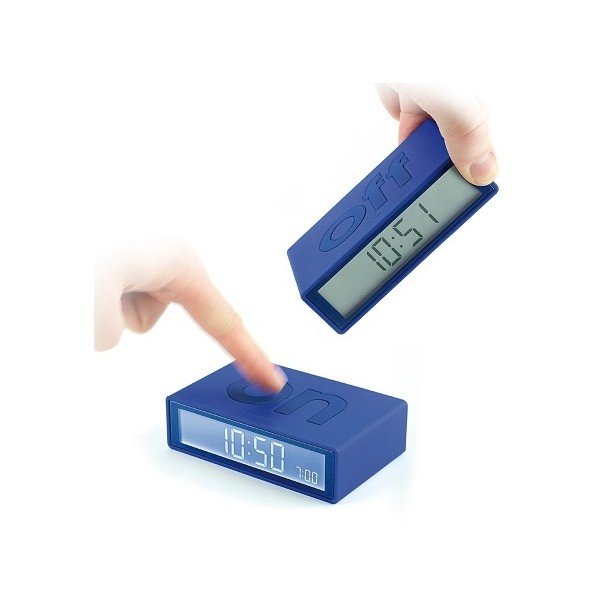 Překlápěcí budík Flip, tyrkysový-image-3