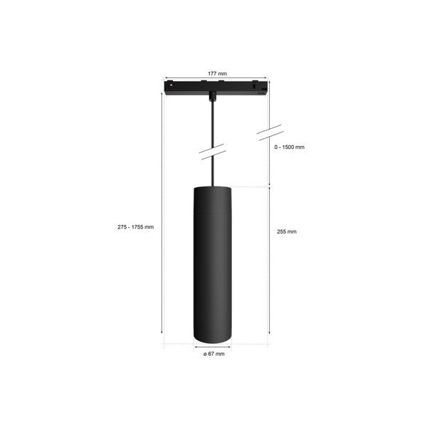 LED smart висящо осветително тялo 5 W Perifo – Philips Hue-image-1