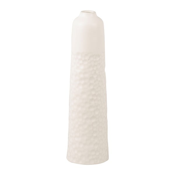 Бяла керамична ваза Carve, височина 27,5 cm - PT LIVING