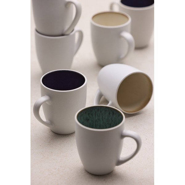 Бяла/зелена керамична чаша 300 ml Gastro White/Green – Bitz-image-1