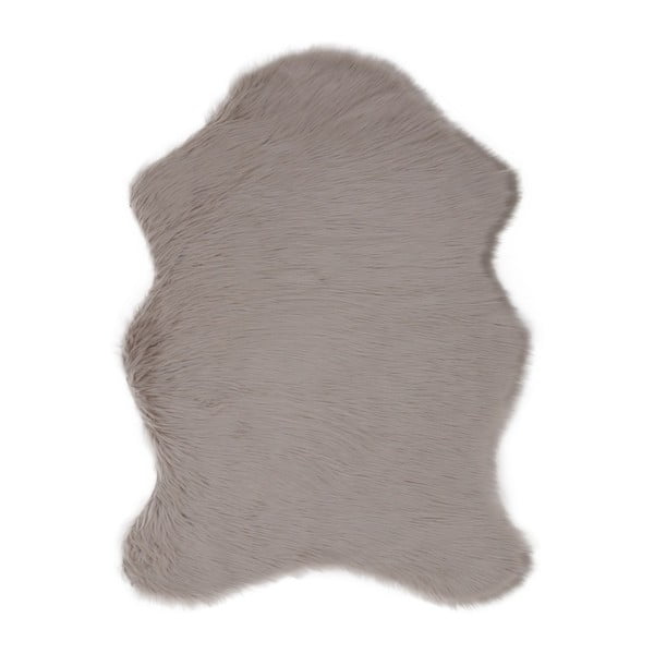 Сив килим от изкуствена кожа Pelus Grey, 75 x 100 cm - Unknown