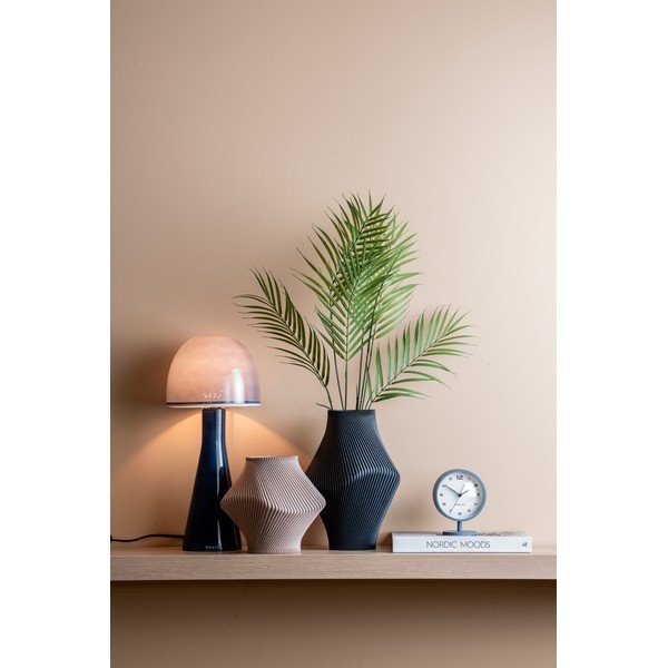 Тъмносиня настолна лампа със стъклен абажур (височина 45 cm) Bombin – Leitmotiv-image-1