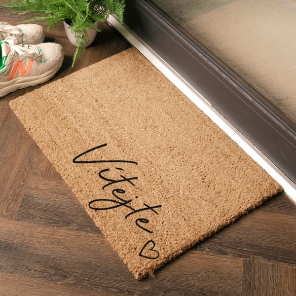 Изтривалка от кокосови влакна 40x60 cm Vítejte – Artsy Doormats-image-1