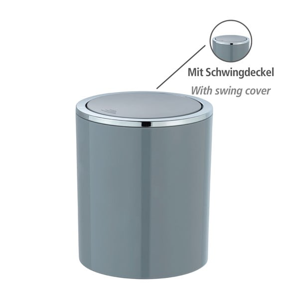 Сива кофа за боклук , 2 л Inca - Wenko-image-3