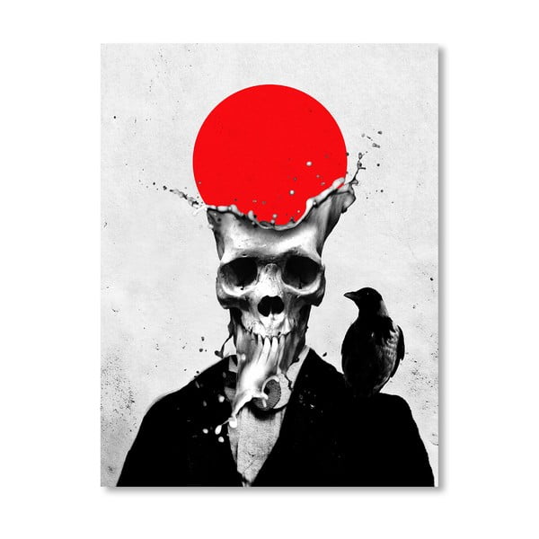 Autorský plakát Splash Skull